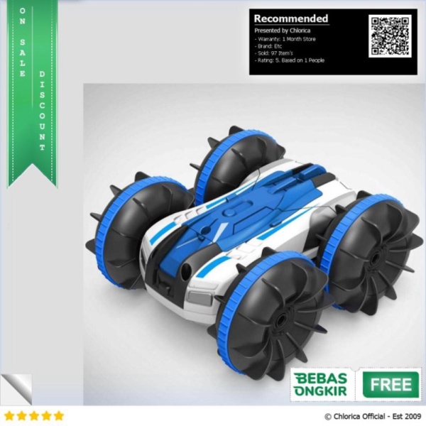 

Unik Hapybas Mobil RC Remote Control Water Land Amphibious - WDS-RCT017 - Biru Etc Berkualitas