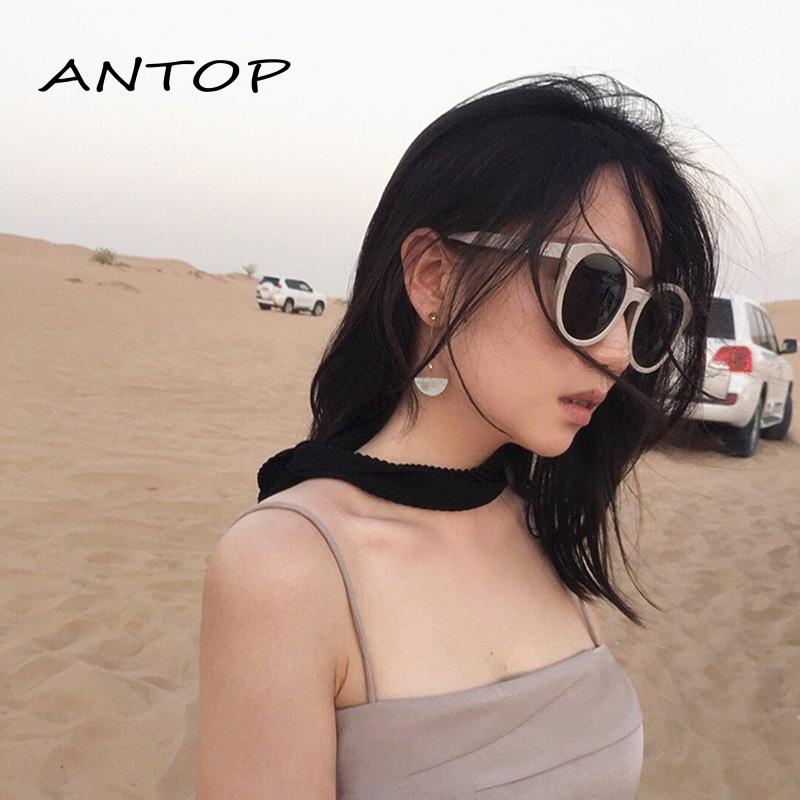 Korea Fashion Design KM86 Kacamata Hitam Kacamata Pelindung UV Sunglasses Wanita