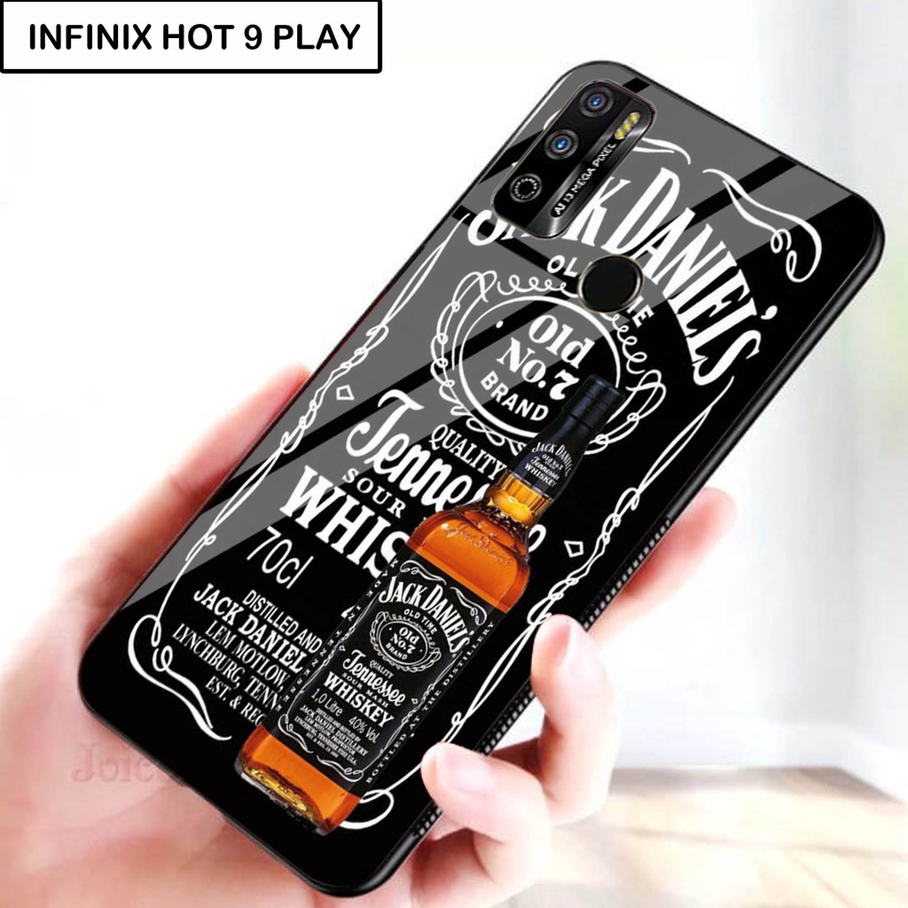 Softcase Glass Kaca Infinix Hot 9 Play- Casing Handphone Infinix hot 9 Play - Case Infinix Hot 9 Play (S03)