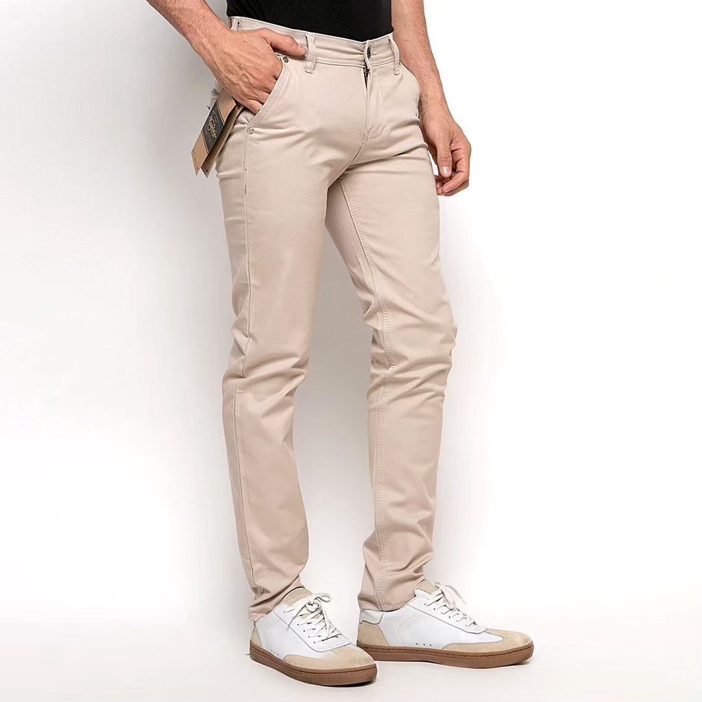 Celana Chino Panjang Pria Dewasa Premium Selvedge