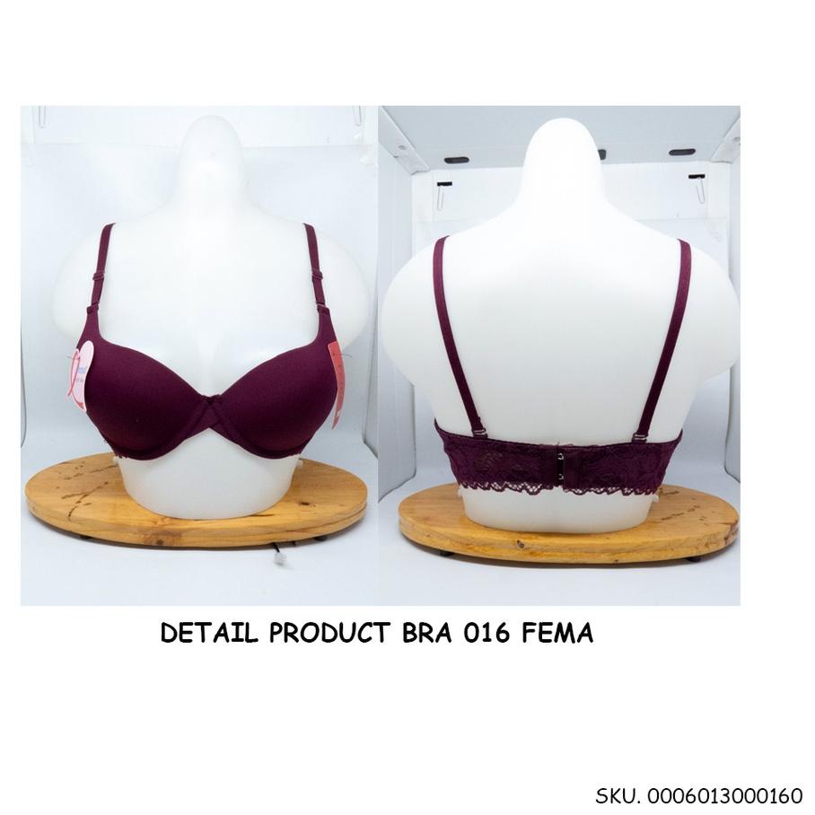 ⇜ FEMA Official Shop Ecer 1 pcs Bh Bra Push Up Renda Brokat 703/016 Import ♬