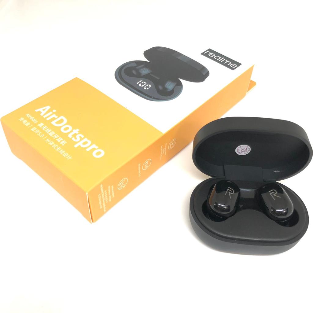 MINIGO Airdots Realme Buds Plus Bluetooth 5.2 Low Latency LED Touch Screen