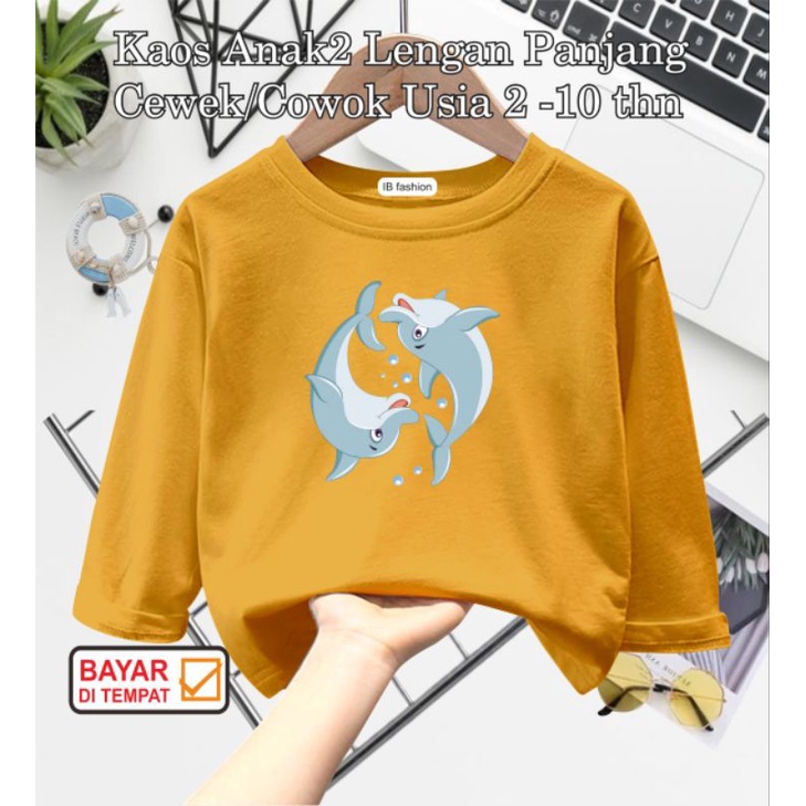 ((IB))KAOS ANAK UNISEX PANJANG/LUMBA2 DIGITAL SABLON