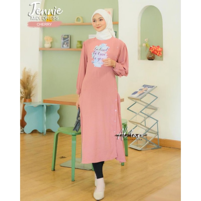 Jennie Midi Dress by Al-Faro