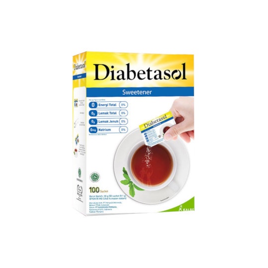 

Diabetasol Zero (0) Calorie SWEETENER isi 100 Sachet