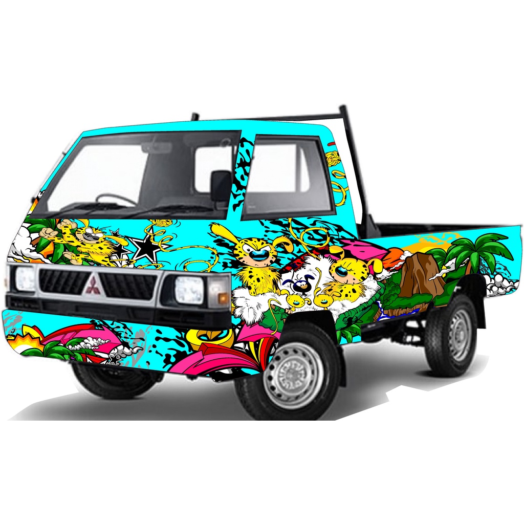 Sticker decal full Body L300 Bisa Request Nama Warna Gambar