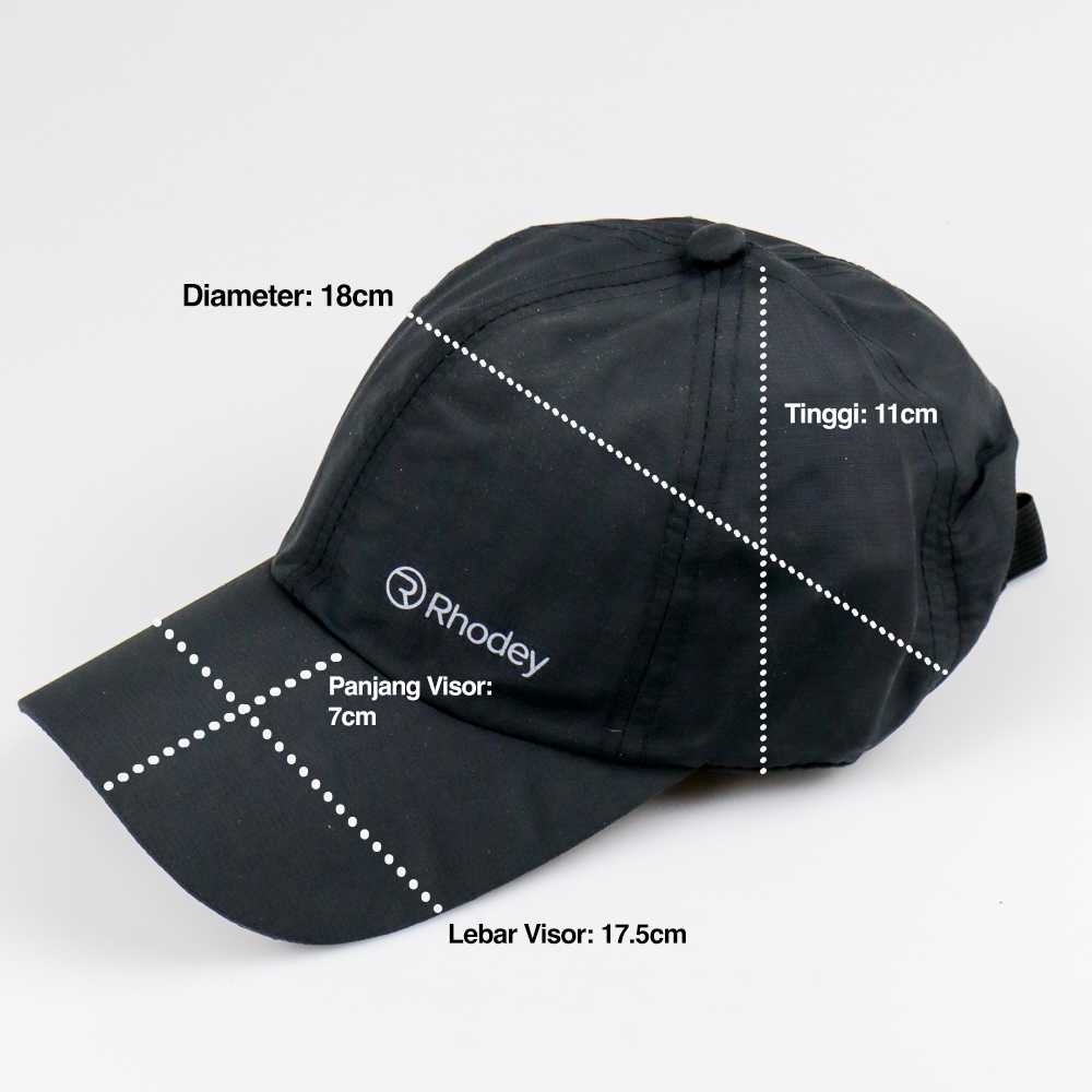 Topi Baseball Visor Sport Fashion Hat - MZ237 -7RHX37BK Black