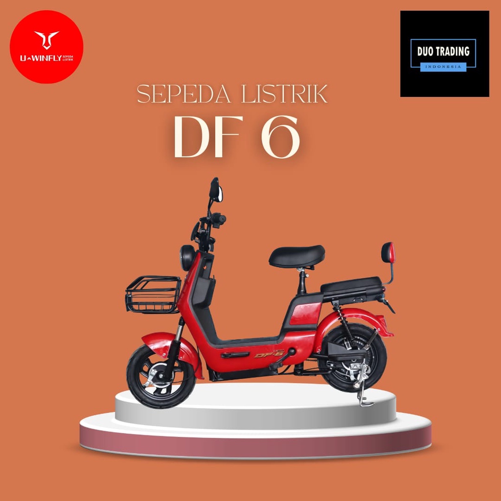 SEPEDA LISTRIK DRAGON FLY 6 DF6 DF 6 UWINFLY DRAGONFLY