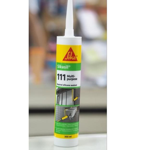 

Sika Sikasil 111 Netral 300 ml sikasil AP sealant silicone 300ml CLEAR