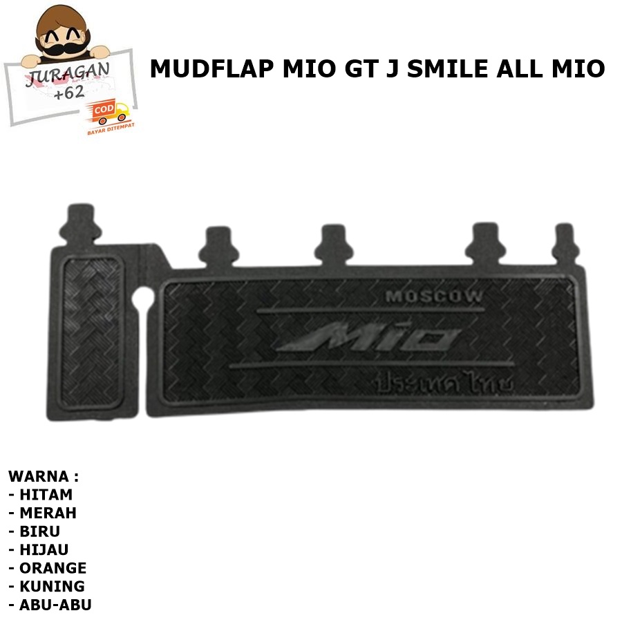 MUDFLAP MIO Z J GT SOUL M3 125 MUDLAP PENAHAN LUMPUR KARET PELINDUNG DINAMO SPAKBOR KOLONG