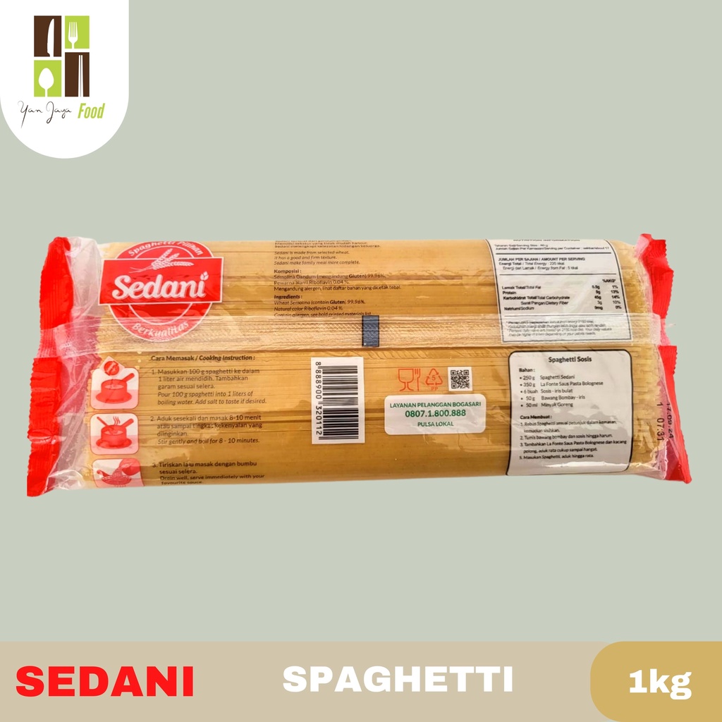 Sedani Spaghetti 1 kg