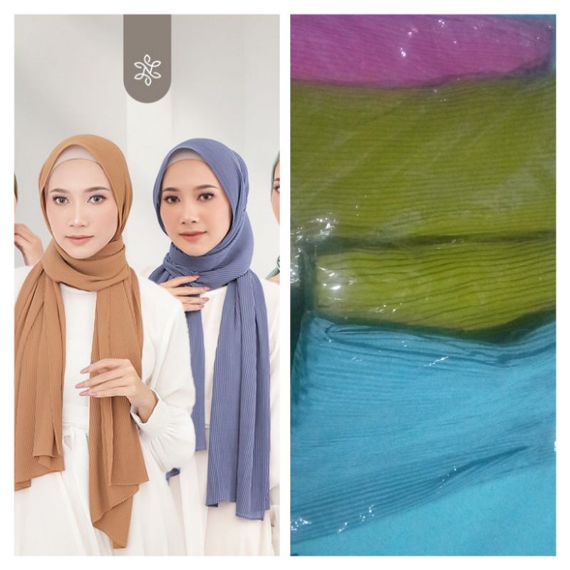 pashmina plisket lidi