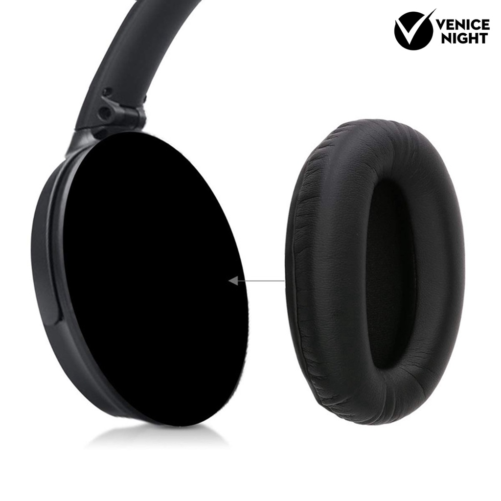 (VNEP) (Berkabel) 1 Pasang Penutup Telinga Headphone Penutup Pelindung untuk Sony MDR-1000X WH-1000XM3 XM2