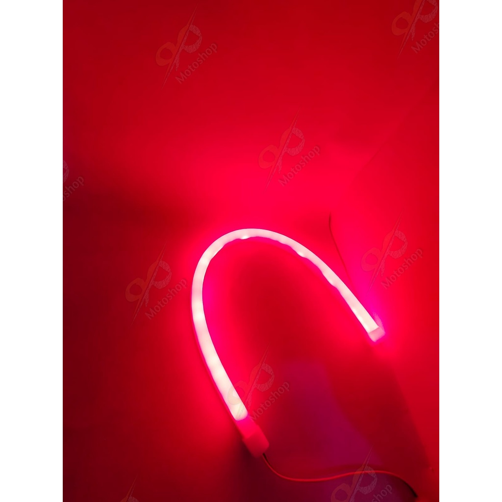 Lampu Led Alis Running 30cm Slim DRL Flexible 30cm Waterproof Termurah Sepasang 2pcs Motor Mobil Wellcome Light