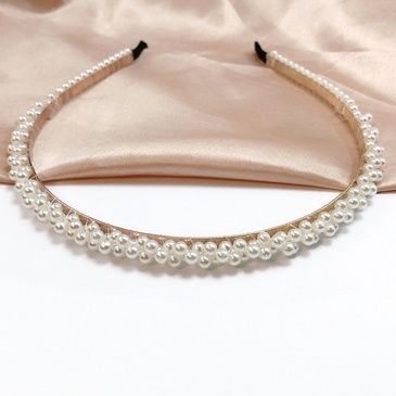 HOPYLOVY - Bando Mutiara Korea Headband Wanita / Bandana Aksesoris Rambut Bando Pearl / Korean Style