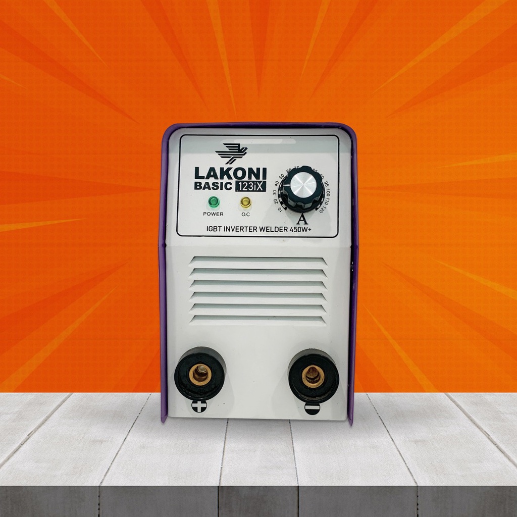 Lakoni Basic 123iX  Mesin Travo Las 123 iX Inverter Trafo MMA