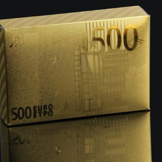 

Kartu Permainan Poker(Remi)Lapis Emas 24k/Kartu Plastik Lapis Foilemas