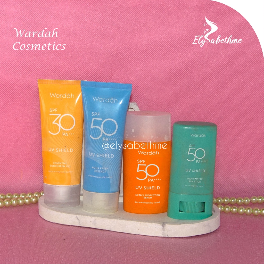 ✿ELYSABETHME✿ Wardah Sunscreen Sunstick Spf 50 sunblock UVA UVB sun pelindung dari matahari kulit gosong traveling pantai