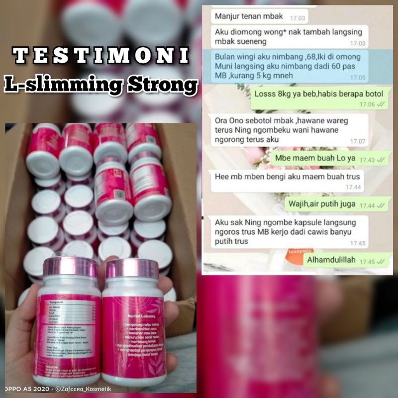 ORI L slimming strong / pil pelangsing pink BB diatas 80kg ORIGINAL