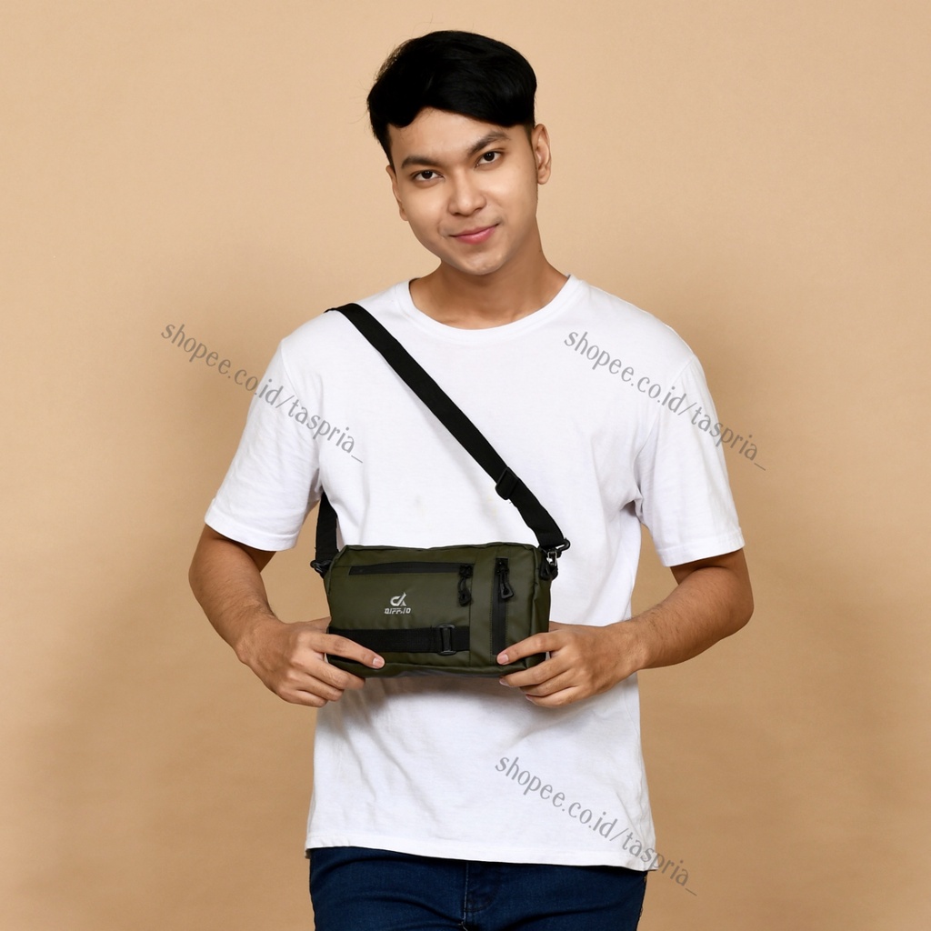 Diff.id - Hand Bag Bag DIXON Multyfungsi Sling Bag Kulit Anti Air Tas Selempang Waterproof Clutch Bag Pria Wanita WaistBag Pouch Bag Waist Bag Cowok