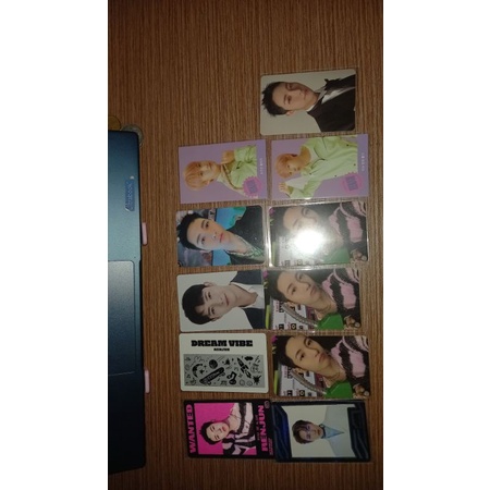 pc nct renjun, dream vibe, game card, scratch, glimo