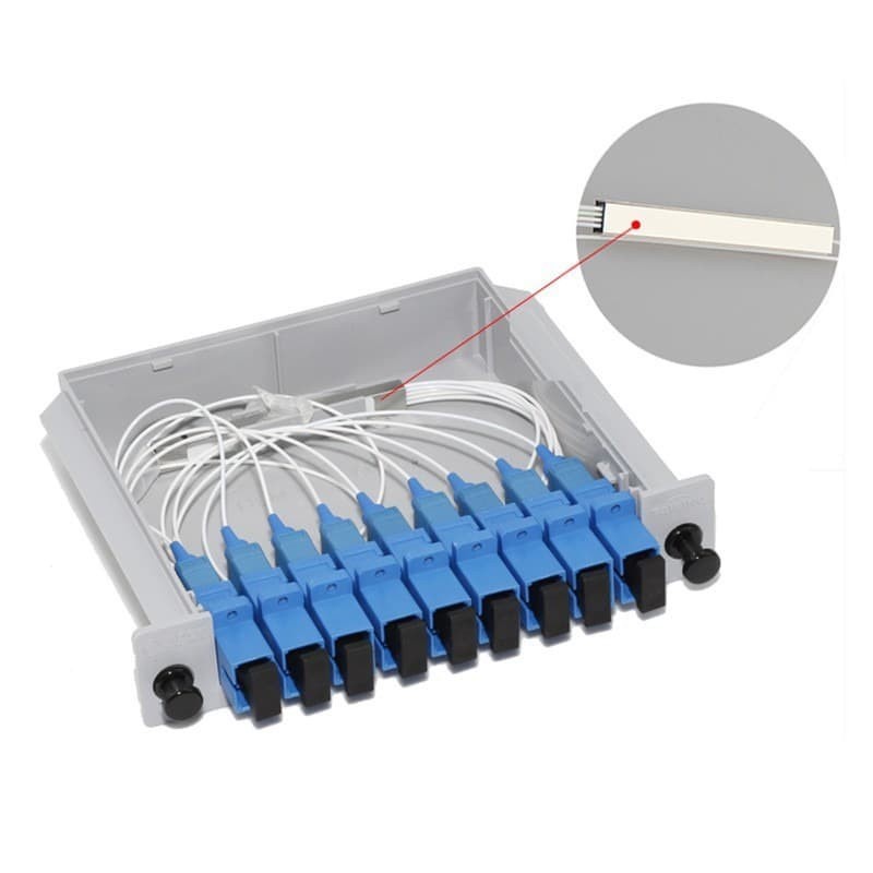 Splitter Kaset Fiber Optic PLCS-1008-P-A-SU 1x8 2SC UPC