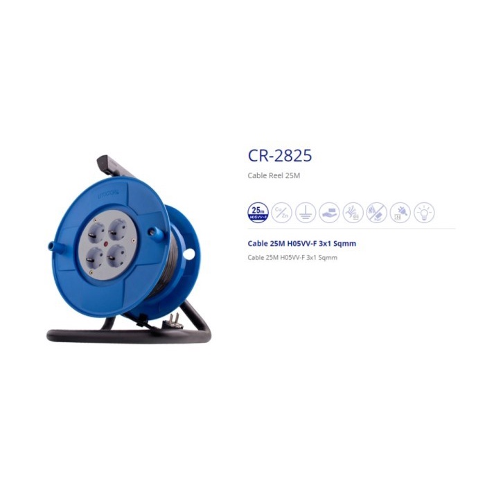 Uticon Kabel Roll 25M Sni / Kabel Gulung Arde Cr- 2825 Cod