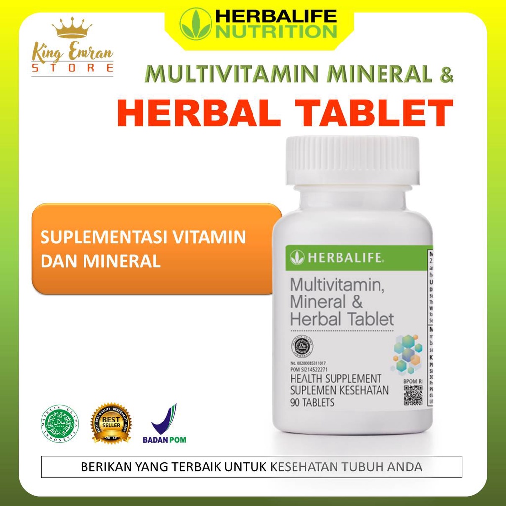 SUPLEMEN MULTIVITAMIN MINERAL HERBAL TABLET HERBALIFE