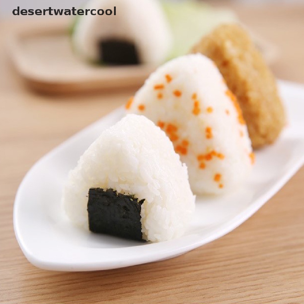 1 set 3 Pcs Cetakan sushi Bentuk Segitiga Untuk Dapur