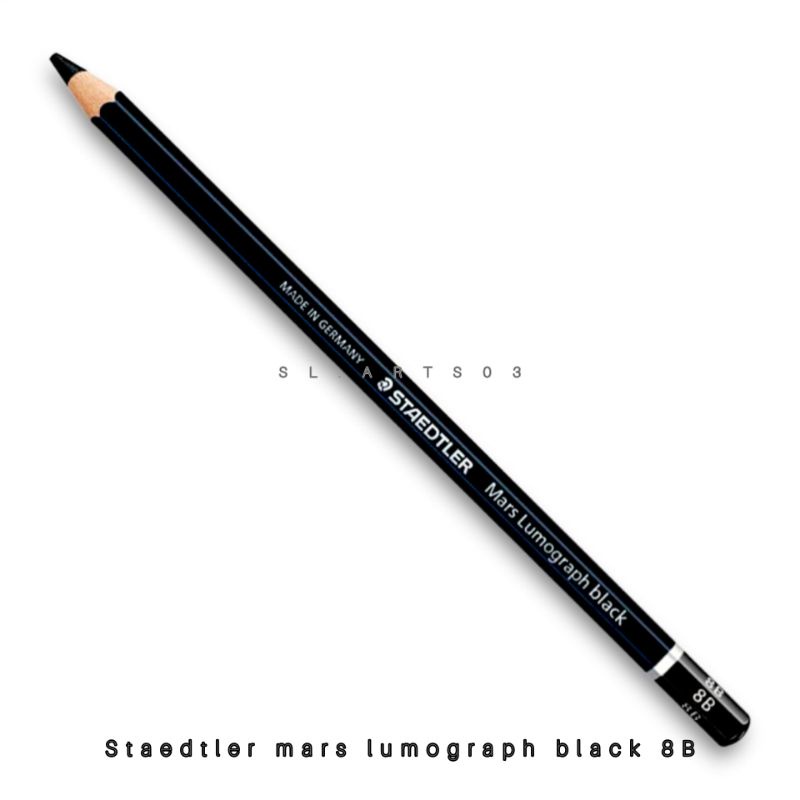 Jual Pensil Pencil Staedtler Mars Lumograph Black B Shopee Indonesia