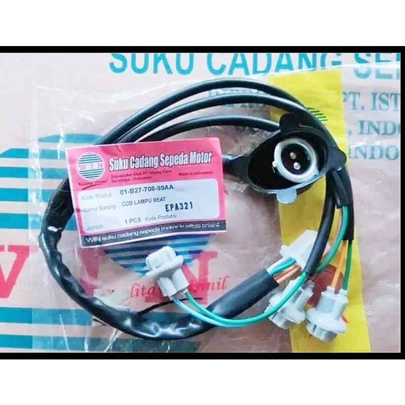 fitting soket kob lampu depan beat lama beat karbu