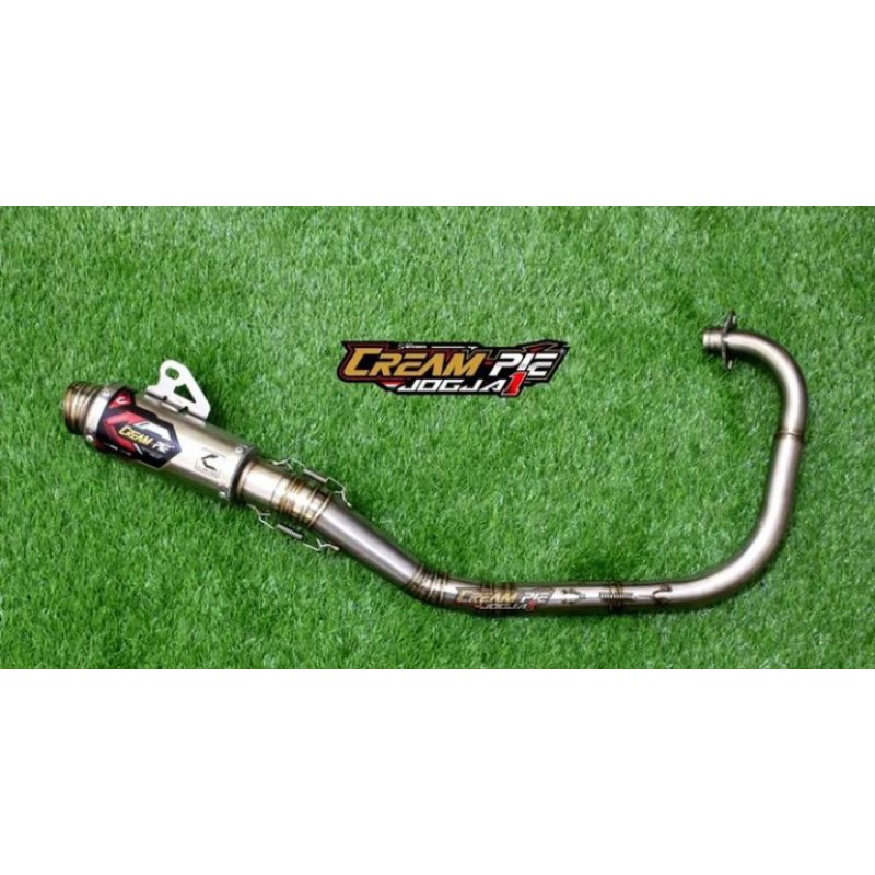 Knalpot Creampie  Crf Honda CRF150 Type Cp3 Kolong Bawah Stainless Original Racing Jogja