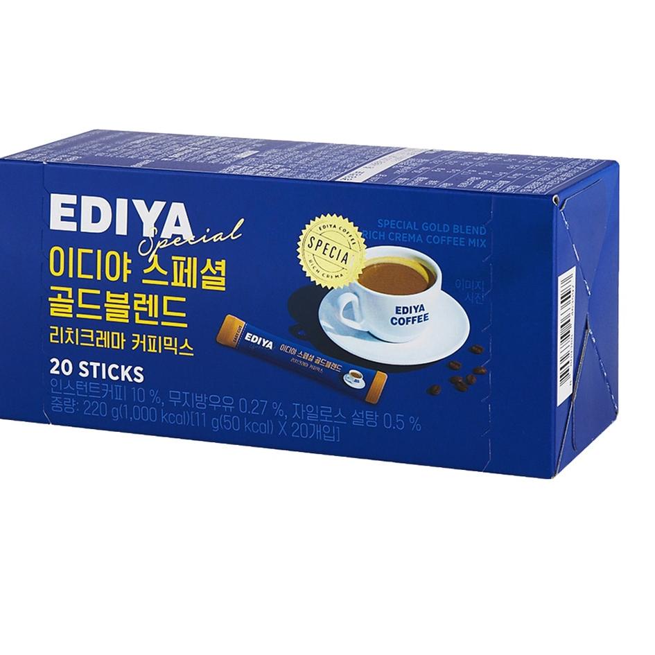 

EDIYA Coffee Instan Special Gold Blend Coffee Mix 1 Box isi 20 stick