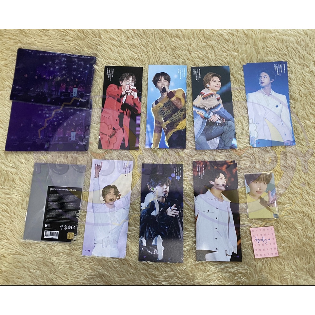 [READY STOCK] BOOKMARK LENTICULAR PC YOONGI DVD BTS SPEAK YOURSELF