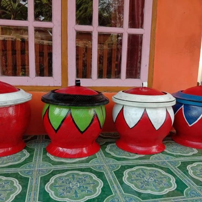Bak sampah pot bunga tempat sampah dari ban bekas barang ready terus