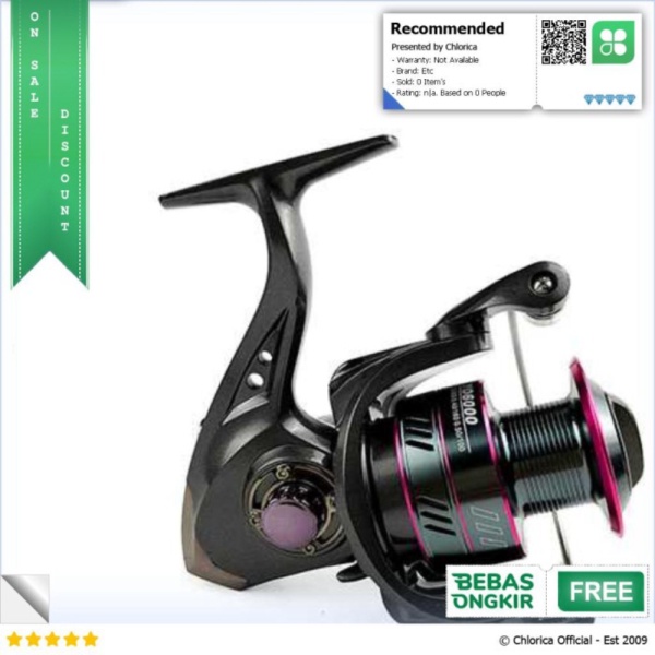 Dijual DiaoDeLai Reel Pancing Spinning Fishing Reel 13 BB 5.2:1 YO5000 - Hitam Etc Limited