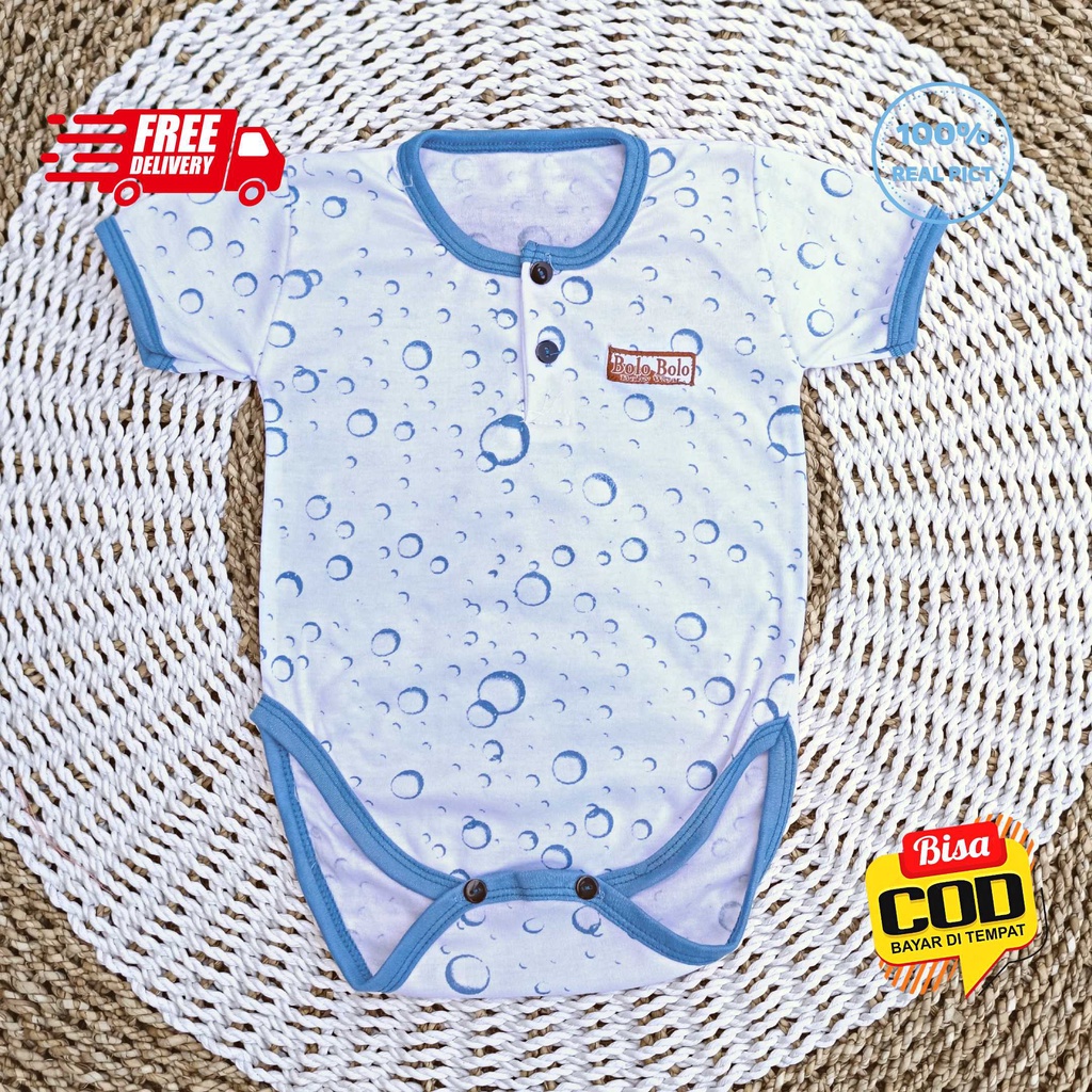 SALE 7.7 Serian Biru - 3 pcs Jumper Bayi BLUE SEA SERIES 0 sd 6 Bulan merk SNI Bolo - Bolo / Baju Bayi Jumper Serian Biru