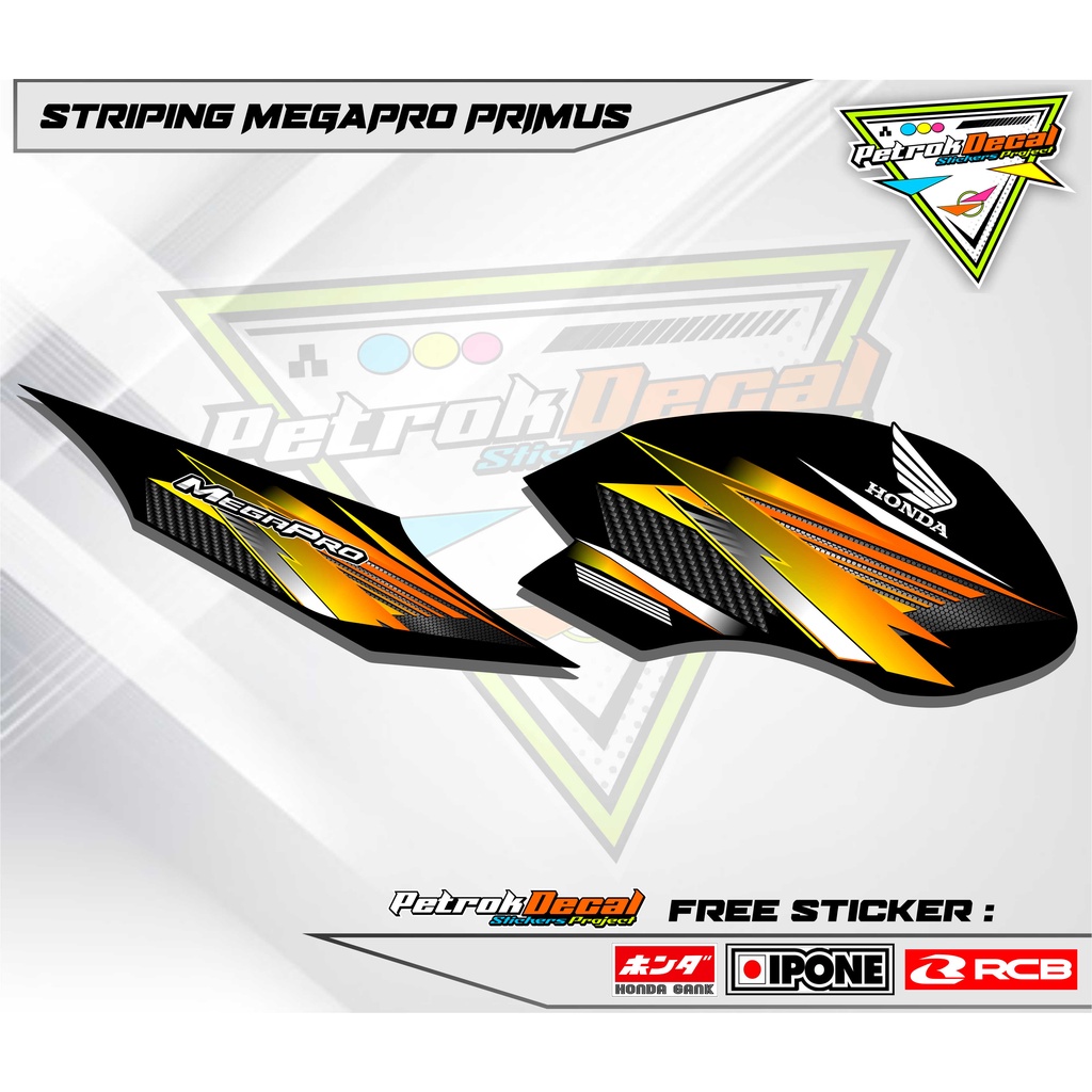 Jual Stiker Striping Megapro Primus Striping Variasi Motor Megapro