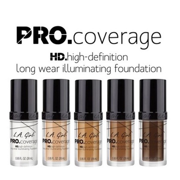 ❤ MEMEY ❤ LA GIRL Pro Coverage HD Long Wear Foundation 28ml | L.A. GIRL