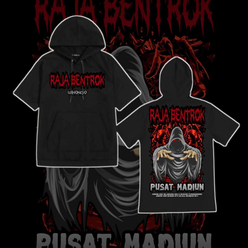 TS HOODIE RAJA BENTROK DESAIN CUSTOM