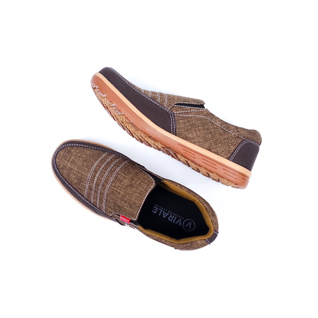 Sepatu Kasual Pria Slip On Formal Casual Terbaru AI 01 HT