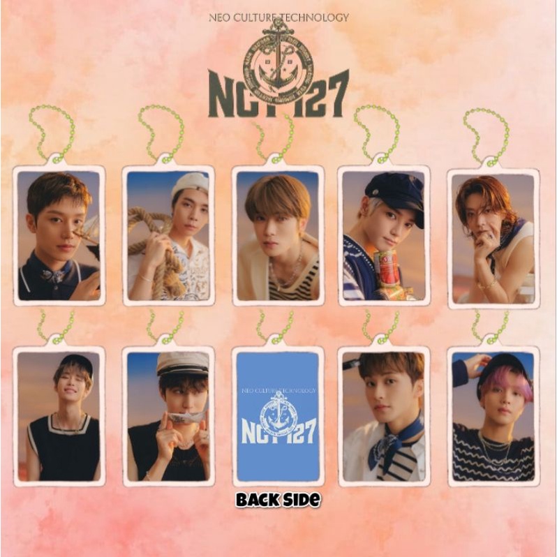 NCT 127 Season Greeting 2023 Acrylic Clear Keychain Gantungan Kunci Akrilik