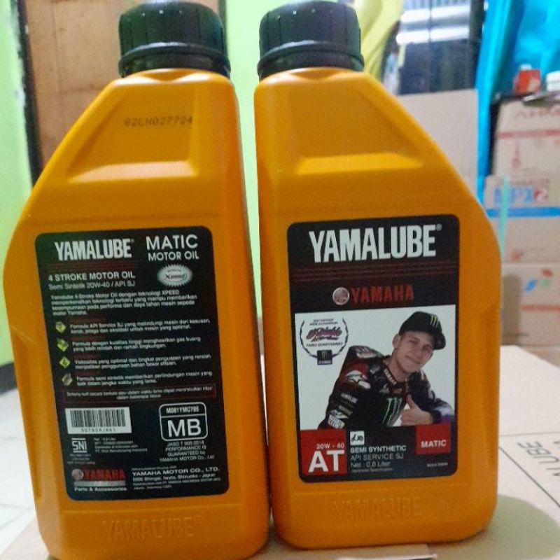 Yamalube Matic AT 20w-40 800ml Original Best Performance oli motor matic dan bebek yamaha mio m3 J S