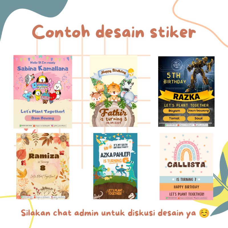 Berkebun Bunga Sayur DIY Grow Kit Mainan Edukasi