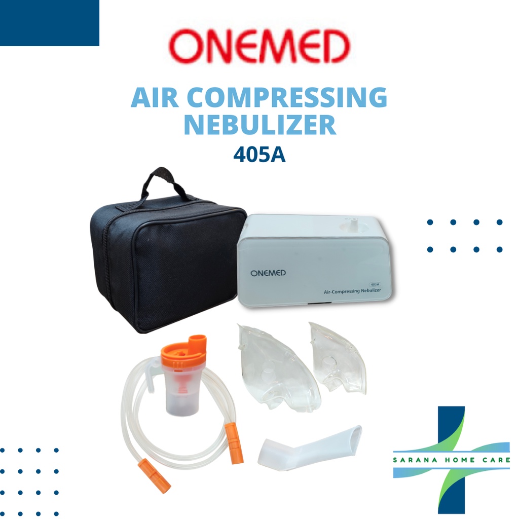 ONEMED Air Compressing Nebulizer 405A/alat pengobatan pernapasan/alat pengobatan uap/alat pengobatan