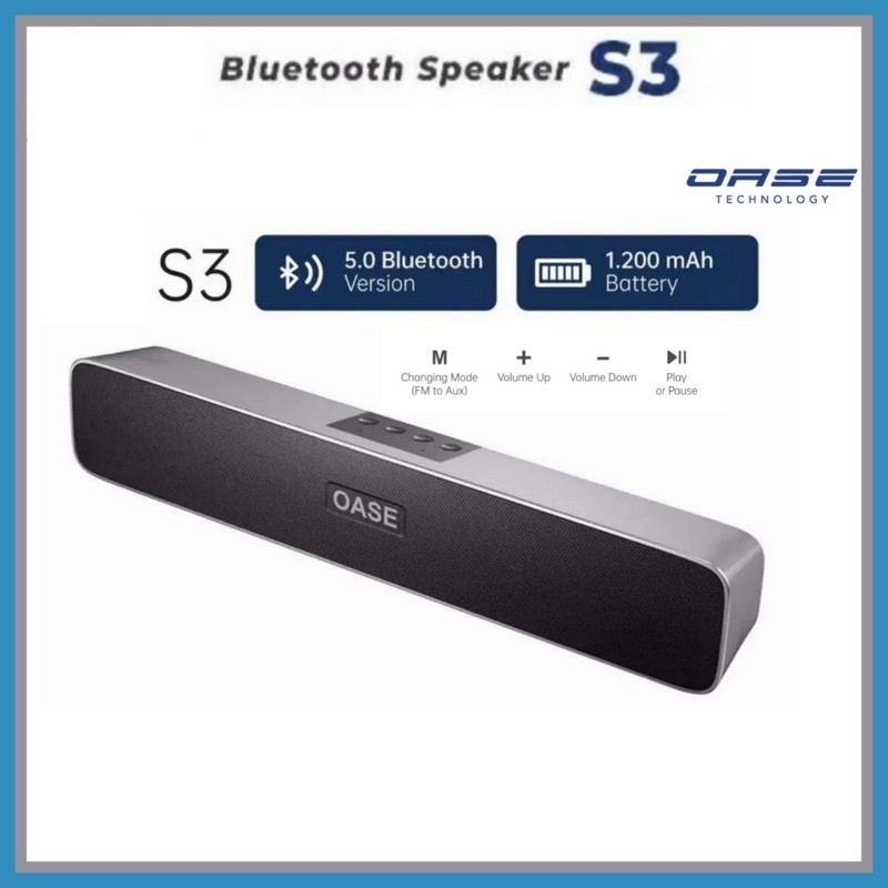 Oase Portable Bluetooth speaker S3 series