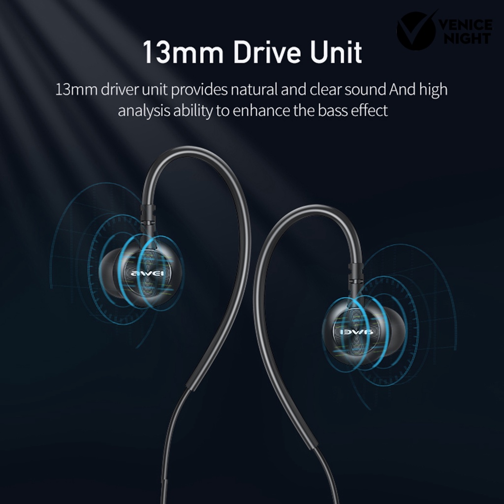 (VNEP) (Berkabel) L3 Earphone 6 Core Line Control ABS Stereo In-ear Headphone untuk Musik