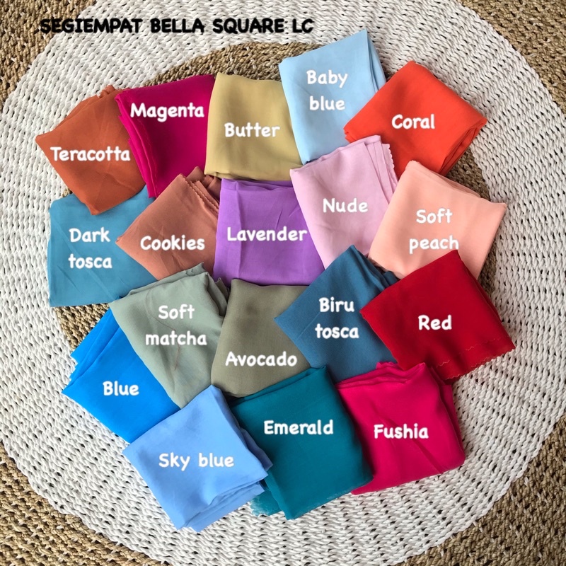 [Part 1] BELLA SQUARE LASER CUT / HIJAB JILBAB SEGIEMPAT BELLA LC TERMURAH