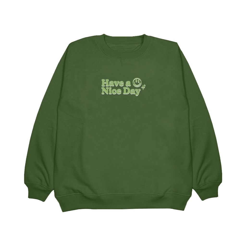 Sweater Crewneck ( Have ) Sweatshirt Unisex Bahan Fleece Halus &amp; Tebal-M-L-XL