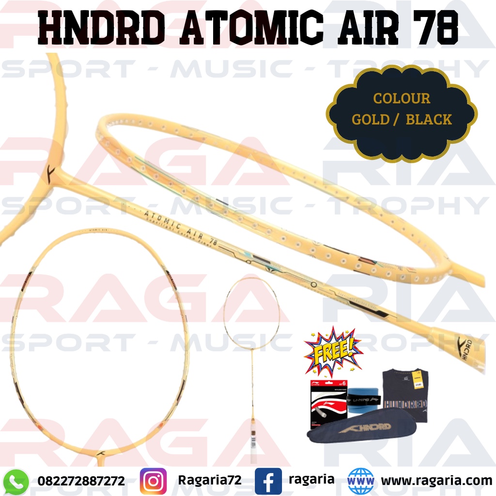 Raket Badminton HUNDRED HNDRD Atomic Air 78